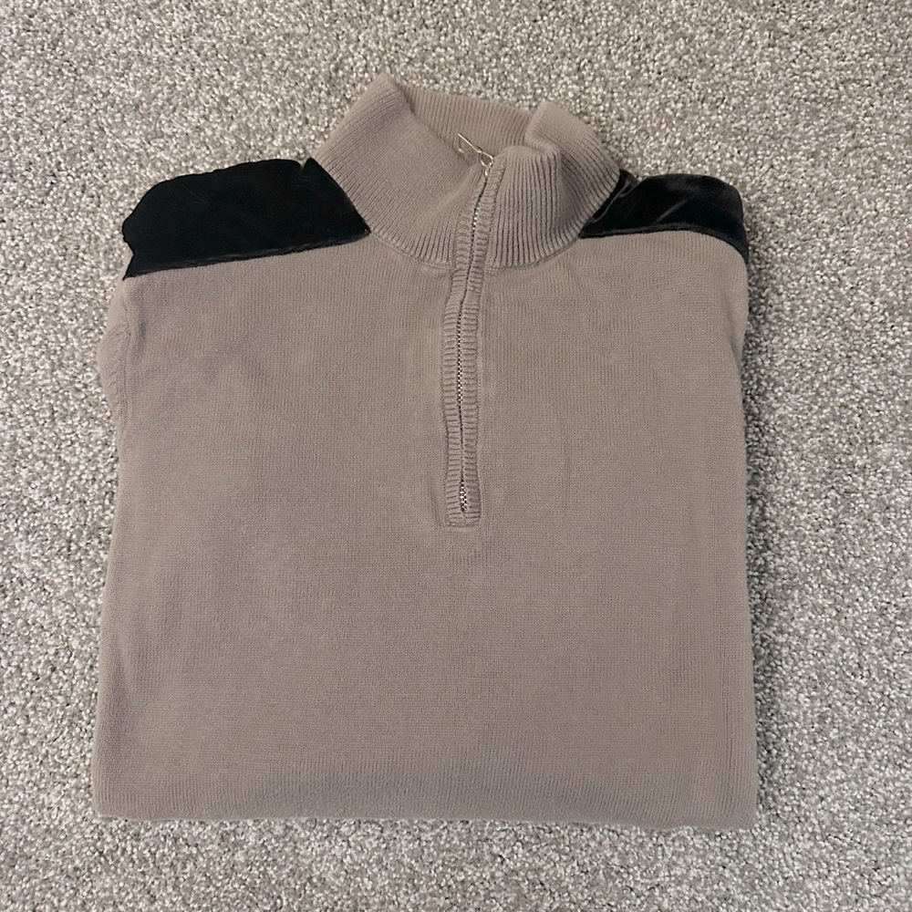 INC Quarter Zip Sweater